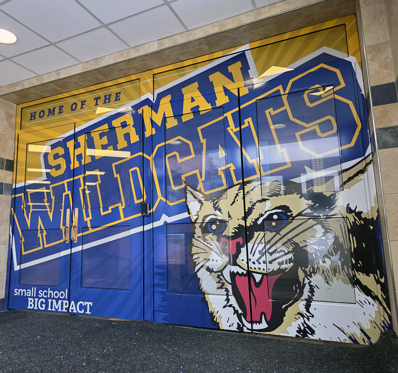 Sherman Wildcats Entrance Wrap