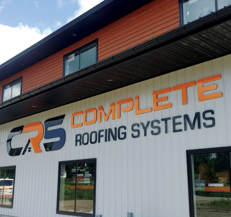 Complete Roofing Exterior Arylic Signs