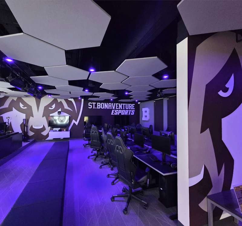 E-Sports Arena Murals and Signs