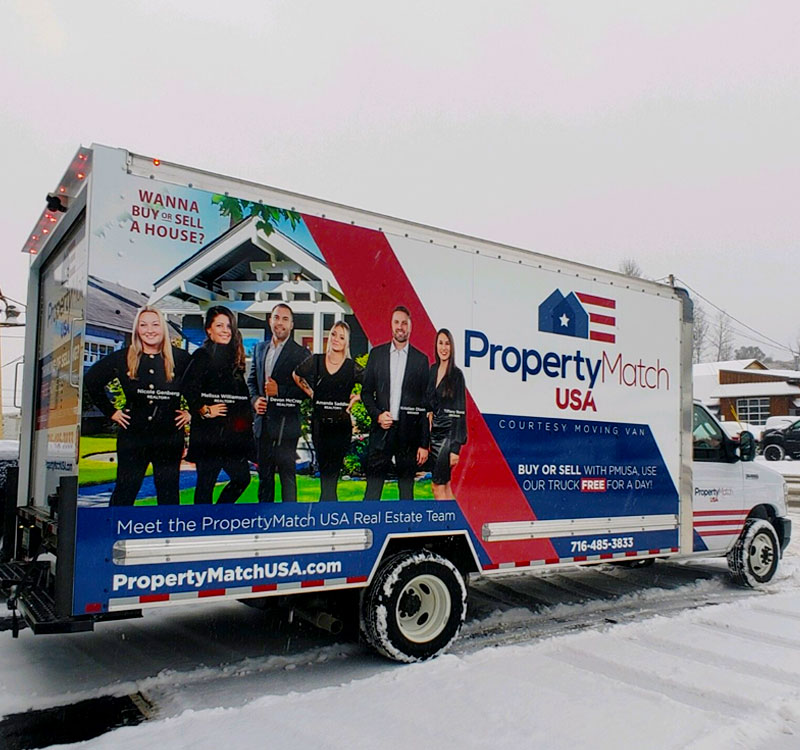Property Match USA Box Truck Wrap