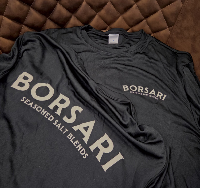 Borsari Screen Printed Clothing