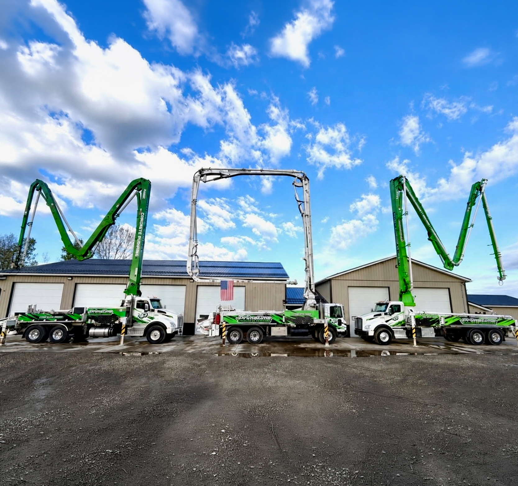 Primetime Pumping Truck Lettering