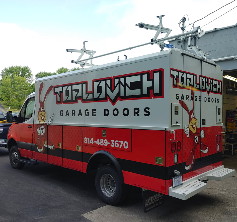 Toplovich Truck Wrap