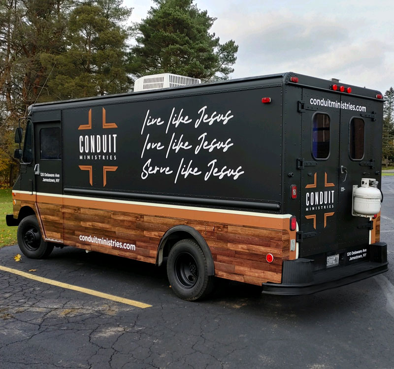 Conduit Truck Wrap