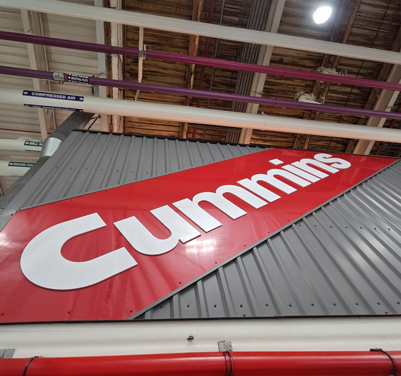 Cummins Acrylic Letters