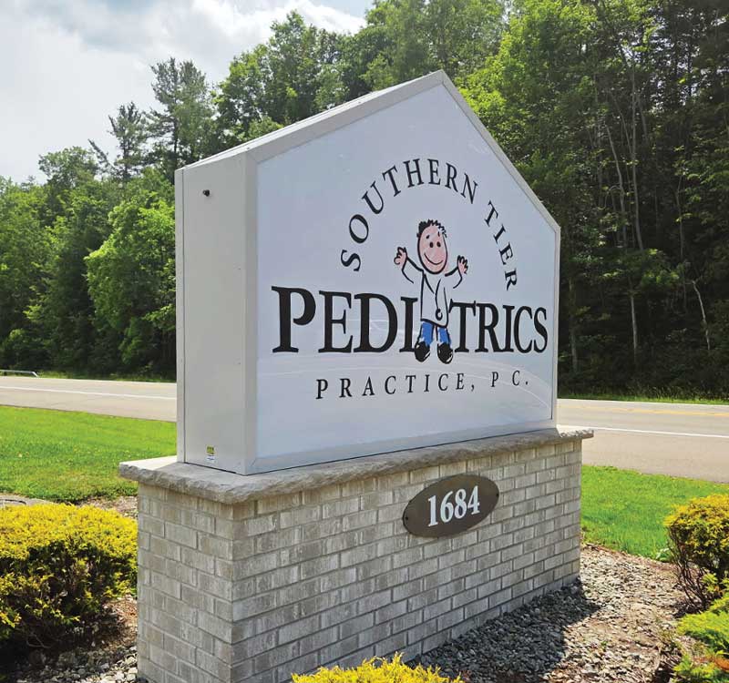 Southern Tier Pediatrics Pylon Sign