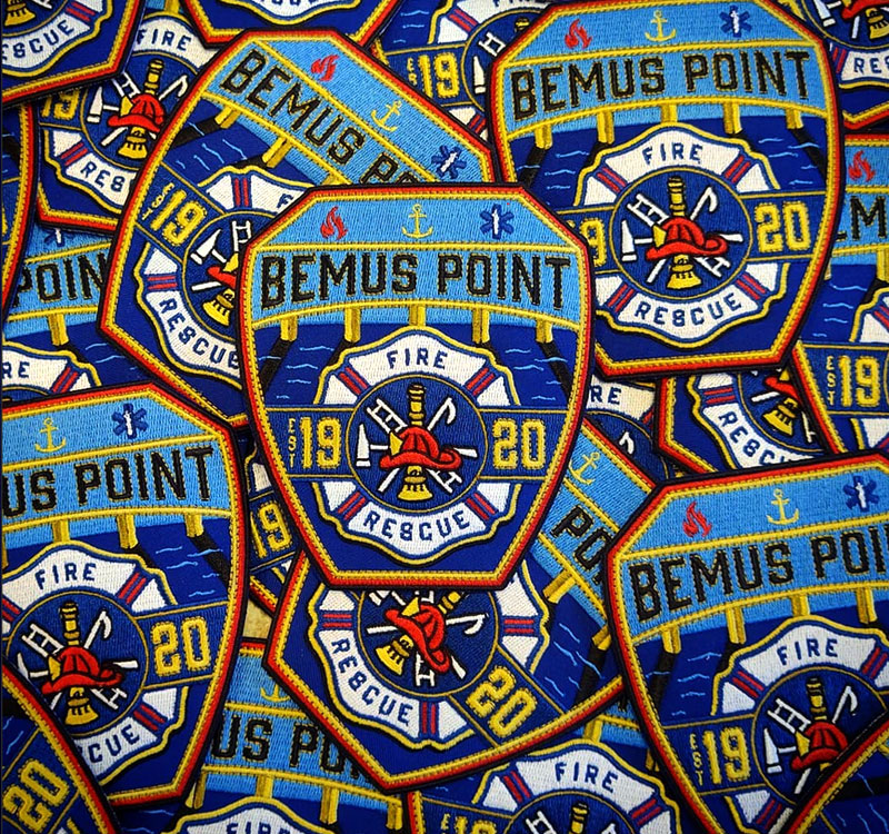 Bemus Point Fire 100th Logo & Patch